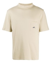 T-shirt à col rond beige Anglozine