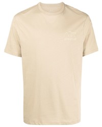 T-shirt à col rond beige Armani Exchange