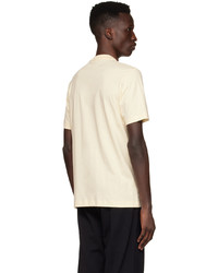 T-shirt à col rond beige Dunhill