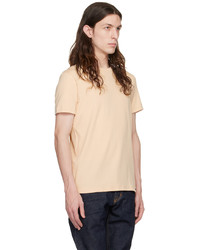 T-shirt à col rond beige Tom Ford