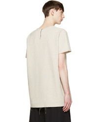 T-shirt à col rond beige Damir Doma