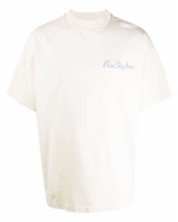 T-shirt à col rond beige BLUE SKY INN