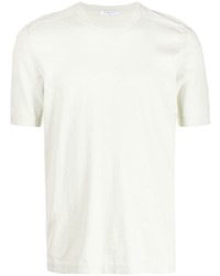 T-shirt à col rond beige Boglioli