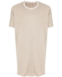 T-shirt à col rond beige Boris Bidjan Saberi