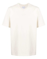 T-shirt à col rond beige Bottega Veneta