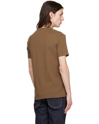 T-shirt à col rond beige Tom Ford