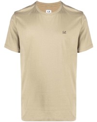 T-shirt à col rond beige C.P. Company