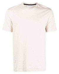 T-shirt à col rond beige Calvin Klein