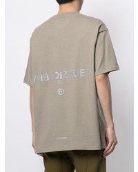 T-shirt à col rond beige Izzue