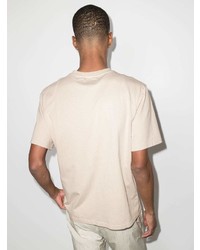 T-shirt à col rond beige Heliot Emil