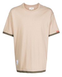 T-shirt à col rond beige Chocoolate