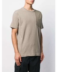 T-shirt à col rond beige 1017 Alyx 9Sm