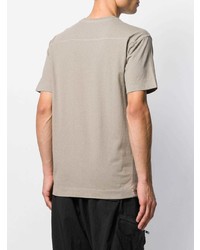 T-shirt à col rond beige 1017 Alyx 9Sm