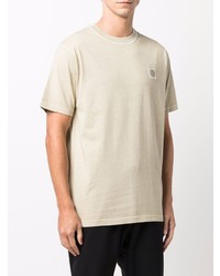 T-shirt à col rond beige Stone Island