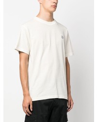 T-shirt à col rond beige Stone Island