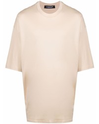 T-shirt à col rond beige Costumein