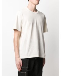 T-shirt à col rond beige Bottega Veneta