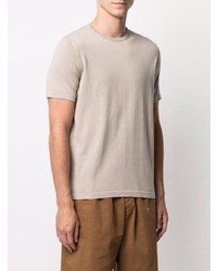 T-shirt à col rond beige Cenere Gb