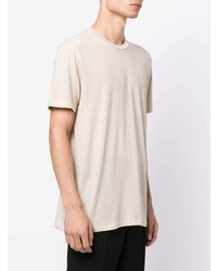 T-shirt à col rond beige Tom Ford