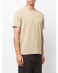 T-shirt à col rond beige Bottega Veneta