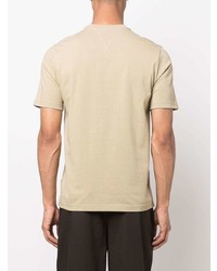 T-shirt à col rond beige Bottega Veneta