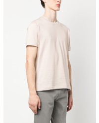 T-shirt à col rond beige Eleventy