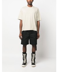 T-shirt à col rond beige Rick Owens DRKSHDW