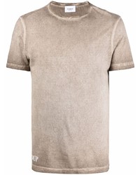 T-shirt à col rond beige Dondup