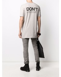 T-shirt à col rond beige 11 By Boris Bidjan Saberi