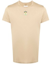 T-shirt à col rond beige Doublet