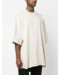 T-shirt à col rond beige Rick Owens