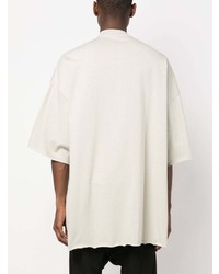 T-shirt à col rond beige Rick Owens