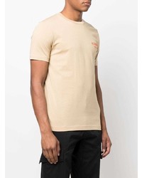 T-shirt à col rond beige Iceberg