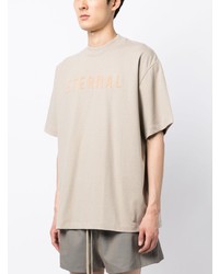 T-shirt à col rond beige Fear Of God