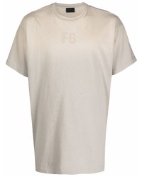 T-shirt à col rond beige Fear Of God