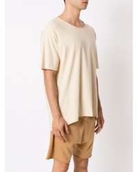 T-shirt à col rond beige OSKLEN