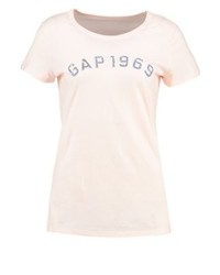 T-shirt à col rond beige Gap