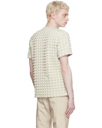 T-shirt à col rond beige Kanghyuk