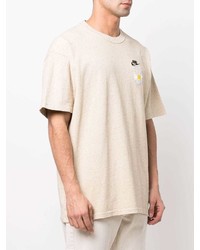 T-shirt à col rond beige Nike