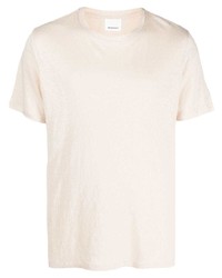 T-shirt à col rond beige Isabel Marant