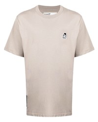 T-shirt à col rond beige Izzue