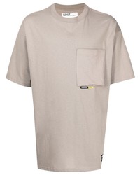 T-shirt à col rond beige Izzue