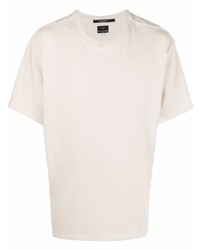 T-shirt à col rond beige Ksubi
