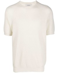 T-shirt à col rond beige Laneus