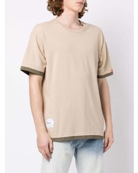 T-shirt à col rond beige Chocoolate