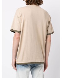 T-shirt à col rond beige Chocoolate