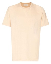 T-shirt à col rond beige Les Tien