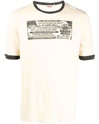 T-shirt à col rond beige Levi's