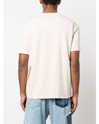 T-shirt à col rond beige JW Anderson