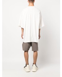 T-shirt à col rond beige Rick Owens